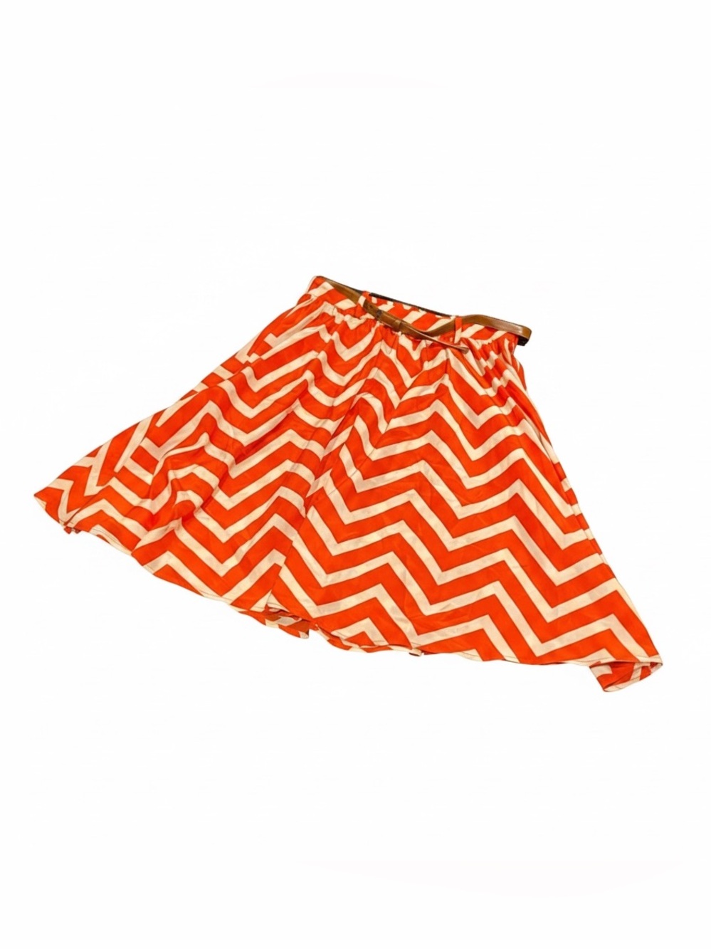 Cute chevron striped dress with belt